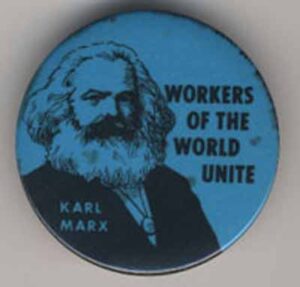 Workers of the World Unite_Karl Marx_blue
