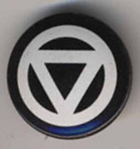 triangle within circle_black and white