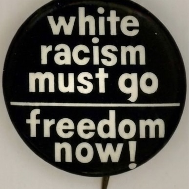 White Racism Must Go Freedom Now!