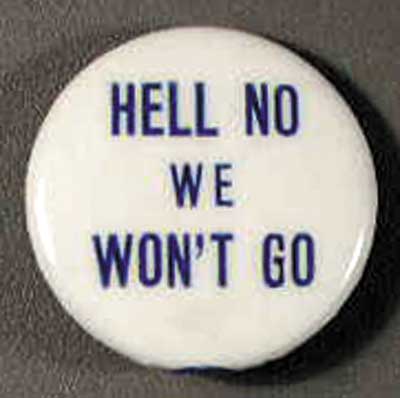 1.1 Hell no we wont go