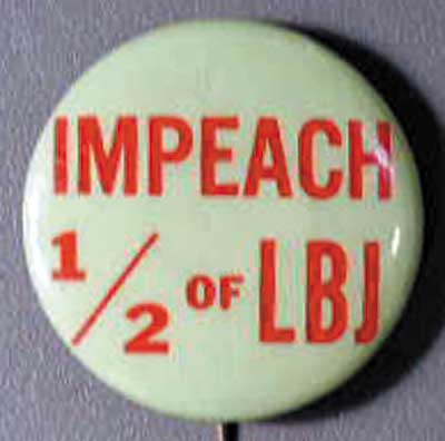 1.1 impeach half of LBJ