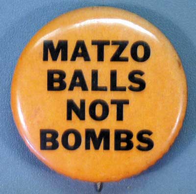 1.35 matzo balls not bombs