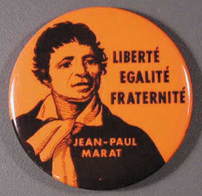 Liberte, Egalite, Fraternite…Jean-Paul Marat