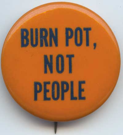 Burn Pot Not People orange