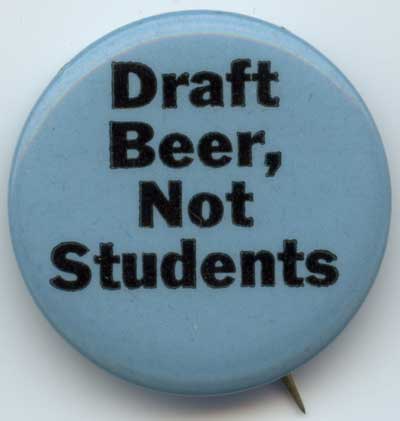 Draft Beer Not Students