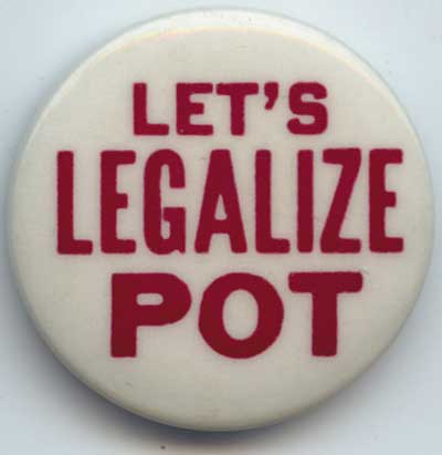 Lets Legalize Pot – white and red