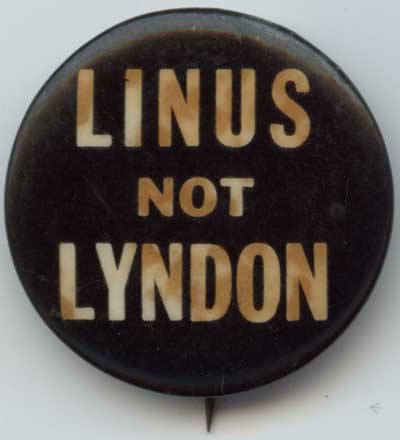 Linus Not Lyndon black