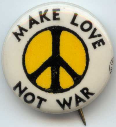 Make Love Not War white yel