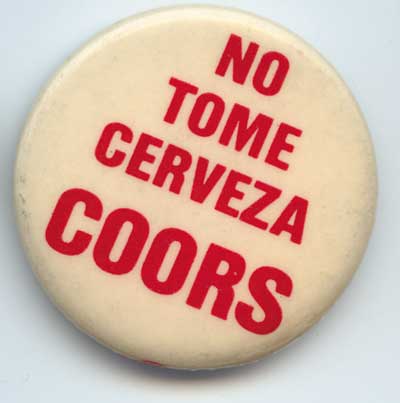 No Tome Cerveza Coors