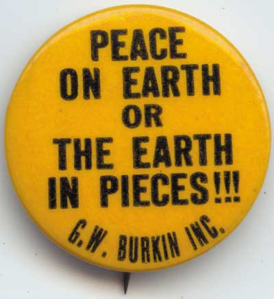 Peace On Earth Or the Earth in Pieces