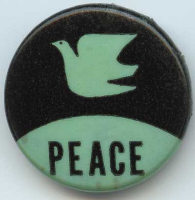 Peace dove green black