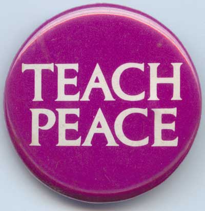 Teach Peace purple