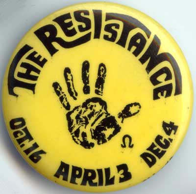 The Resistance hand print y