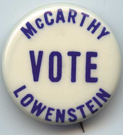 Vote McCarthy Lowenstein