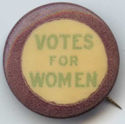 Votes For Women faded green