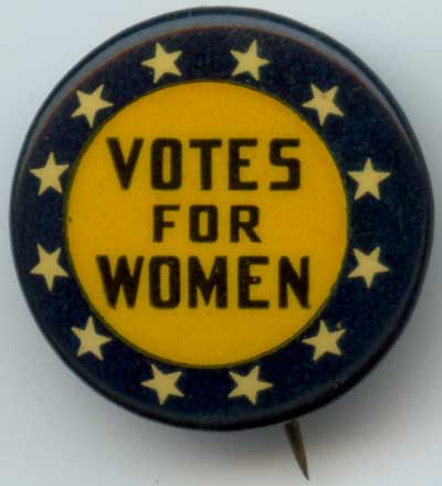 Votes for Women orange on b