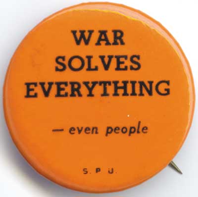 War Solves Everything