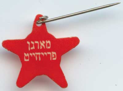 hebrew star button