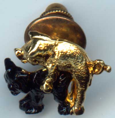 humping pig pin