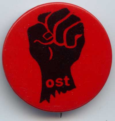 ost black fist on red