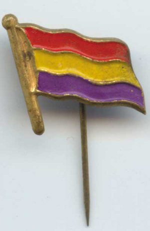 spanish flag pin