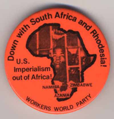 Down With South Africa and Rhodesia!