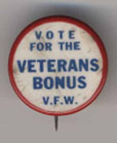 Vote for the Veterans Bonus…V.F.W.