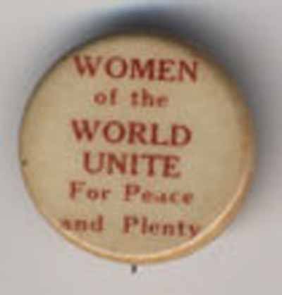 Women of the World Unite For Peace and Plenty