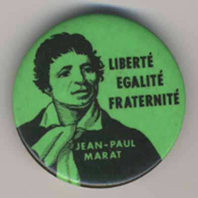 Liberte Egalite Fraternite Jean-Paul Marat