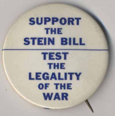 Support the Stein Bill_Test the Legality of the War