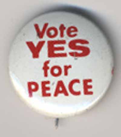 Vote Yes for Peace