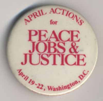 April Actions for Peace Jobs & Justice