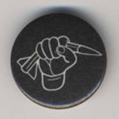 upraised fist crushing missile