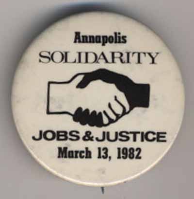 Annapolis Solidarity…Jobs & Justice…March 13, 1982