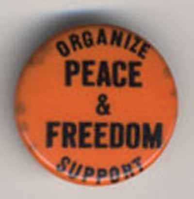 Organize, Support Peace & Freedom