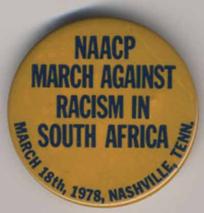 NAACP March Against Racism in South Africa