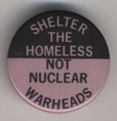 Shelter the Homeless Not Nuclear Warheads