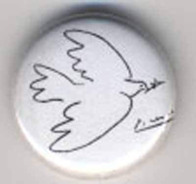 white peace dove signed Picasso (no text)
