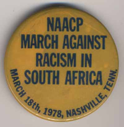 NAACP March Against Racism in South Africa March 18th, 1978, Nashville, Tenn.