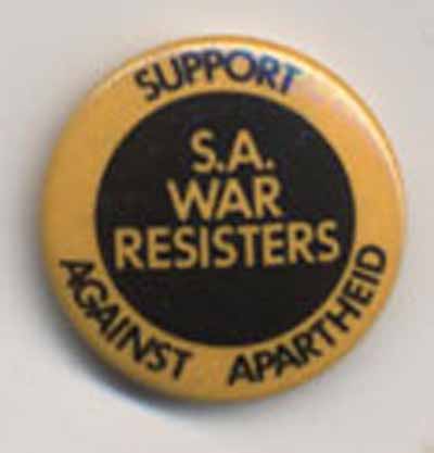 Support S.A. War Resisters Against Apartheid