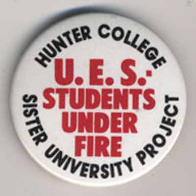 U.E.S. Students Under Fire…Hunter College Sister University Project