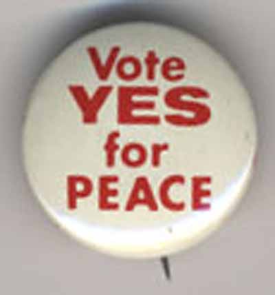 Vote Yes for Peace