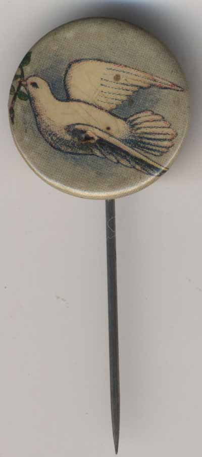 peace dove stickpin