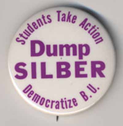 Students Take Action…Dump Silber…Democratize B.U. [Boston University]