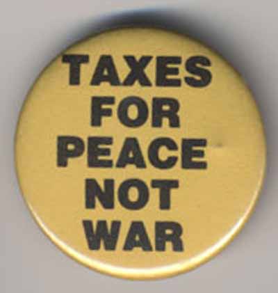 Taxes for Peace not War