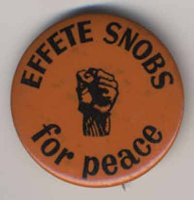 Effete Snobs for Peace