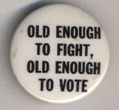 Old Enough to Fight, Old Enough to Vote