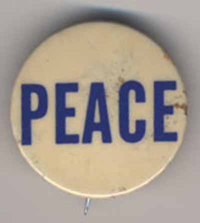 Peace_blue on off white