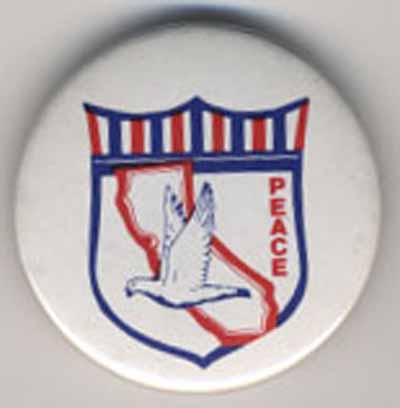 Peace [dove on badge over California map]