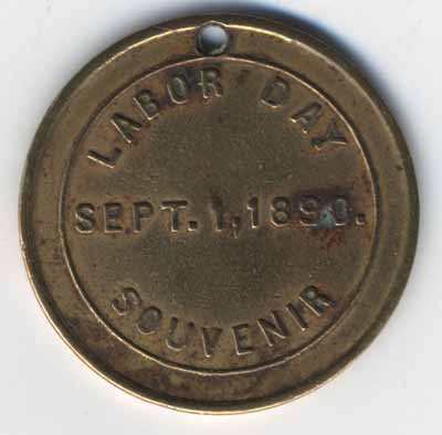 United We Stand Divided We Fall Labor Day Sept. 1,1890 Souvenir  Lynn Central Labor Union  Orgd. Feb 5 ’88